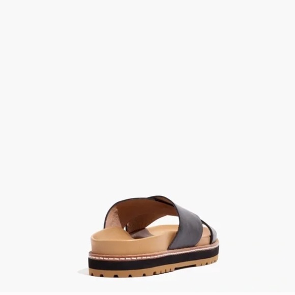 Madewell Dayna Lugsole Slide Sandal in Leather black - Picture 9 of 10